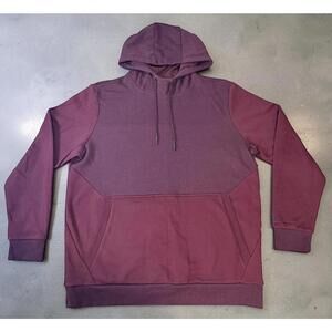 Two-Tone Purple Hoodie Sweatshirt